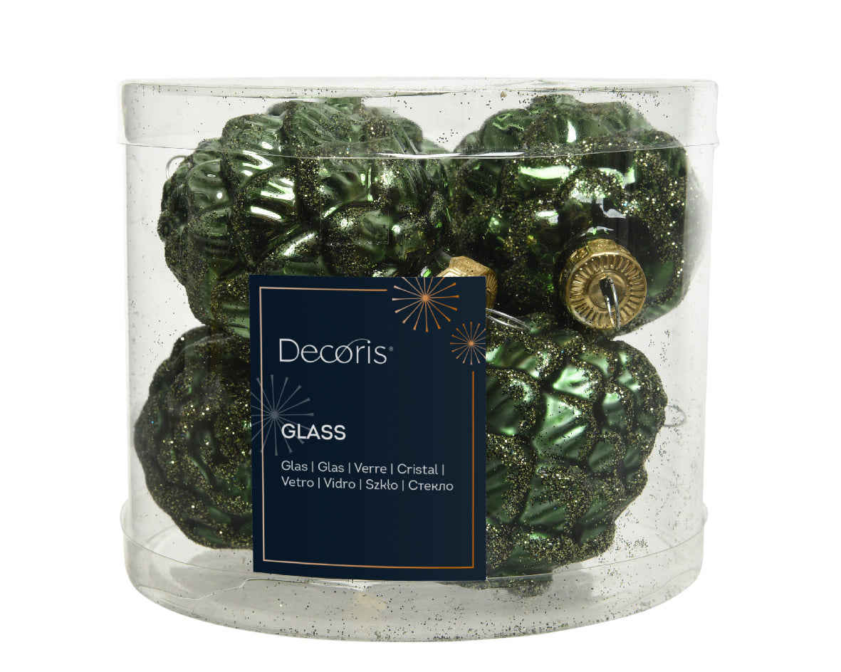 Χριστουγεννιάτικο κουκουνάρι 5 εκ. (6 τεμάχια)