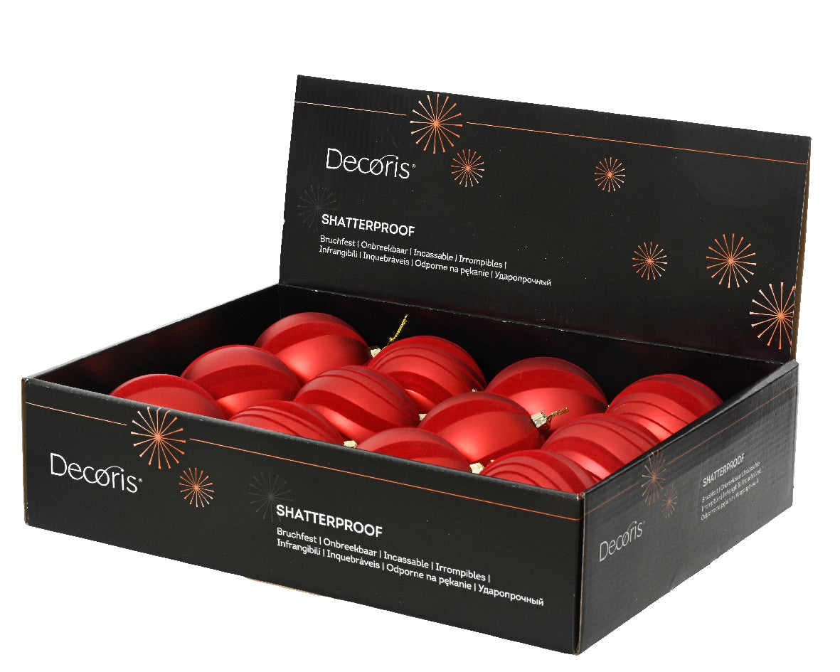 Χριστουγεννιάτικη Μπάλα 8 εκ. (set 2 τεμαχίων)