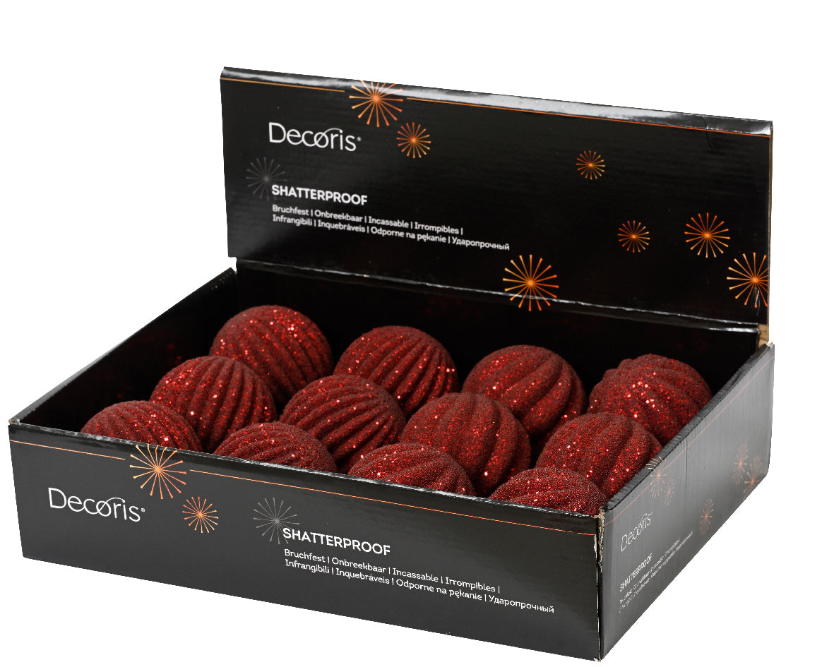 Χριστουγεννιάτικη Μπάλα 8 εκ. (set 2 τεμαχίων)