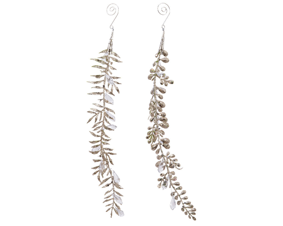 Χριστουγεννιάτικο κρεμαστό διακοσμητικό δέντρου (set 2 τεμαχίων)