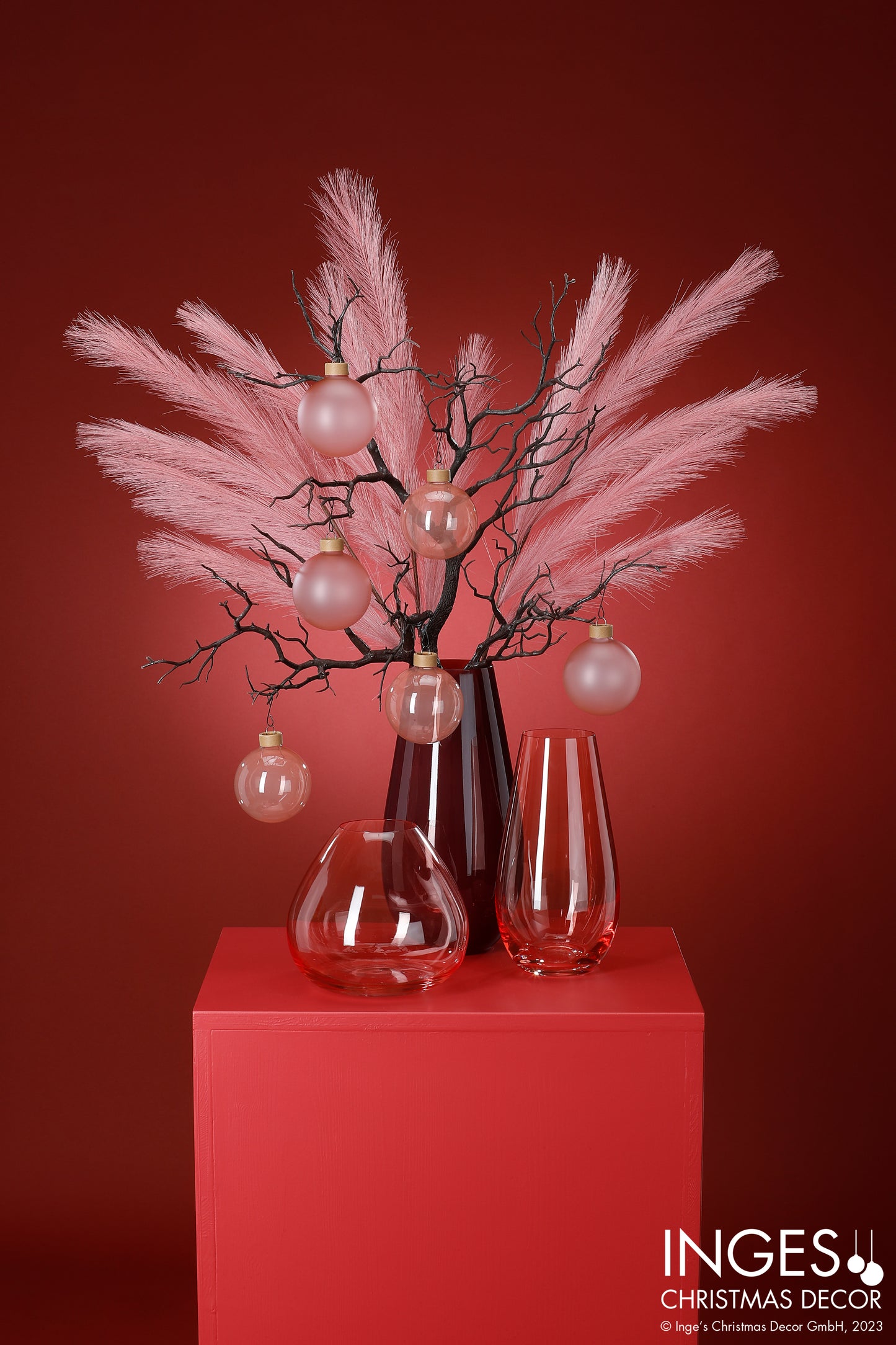 Γυάλινο βάζο 30,5 cm