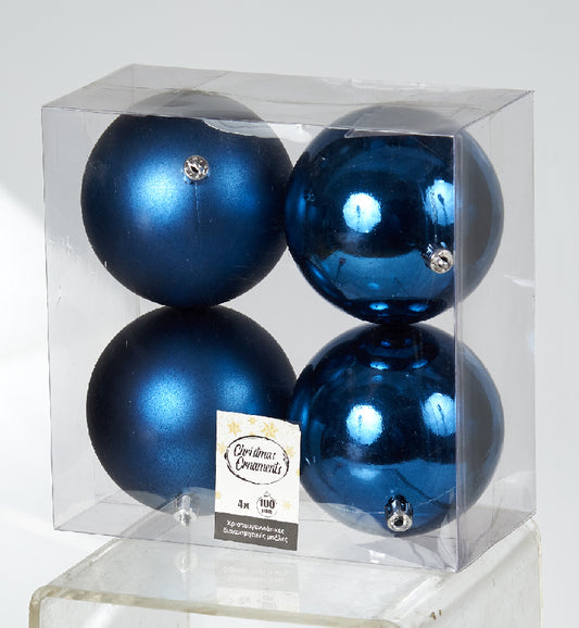 Μπλε μπάλα 10 εκ. (set 4 τεμαχίων)