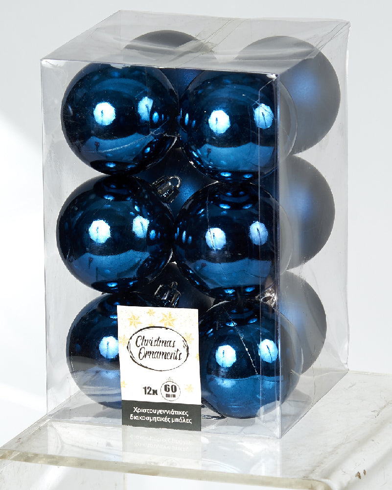 Μπλε μπάλα 6 εκ. (set 12 τεμαχίων)