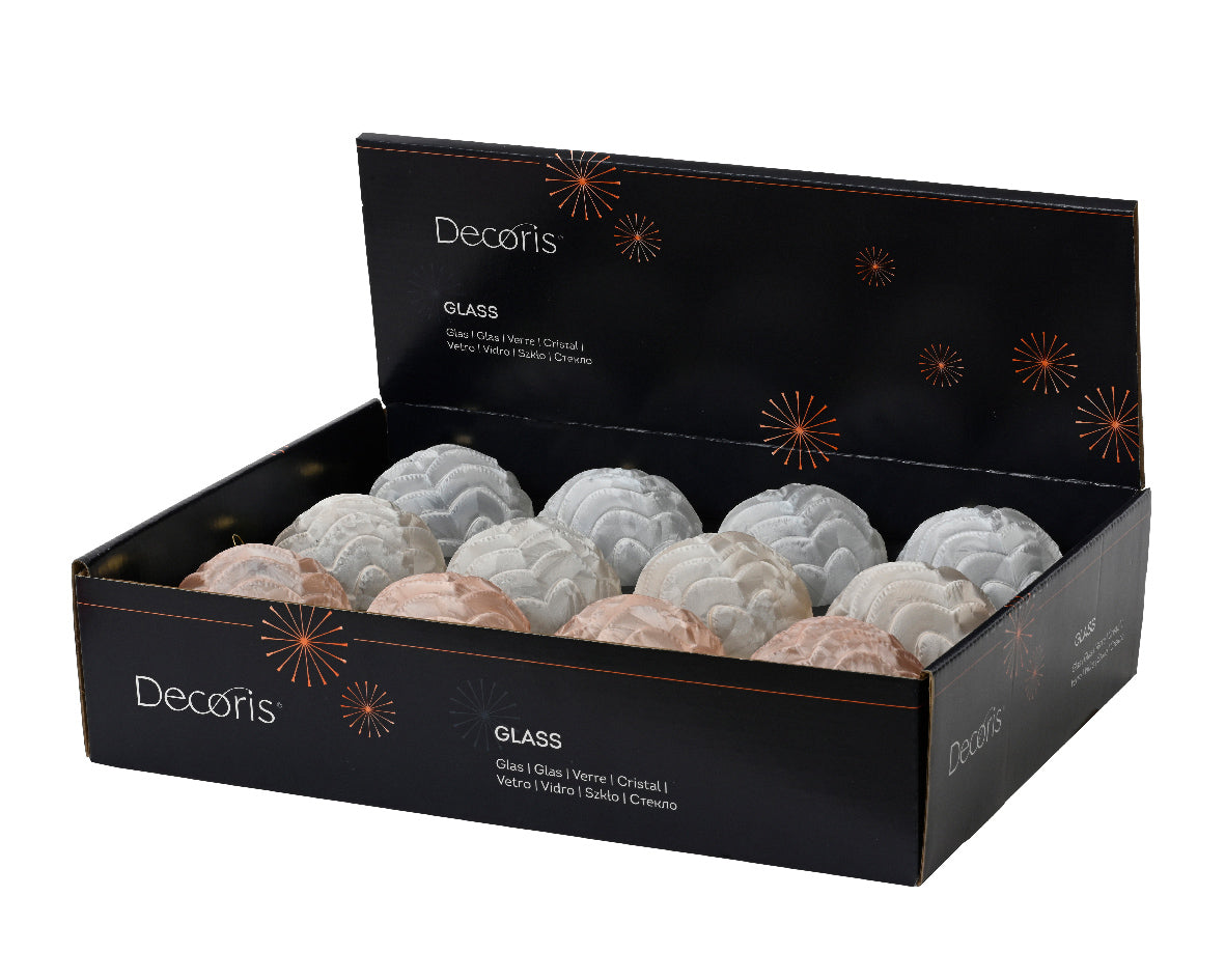 Χριστουγεννιάτικη Μπάλα 8 εκ. (set 3 τεμαχίων)