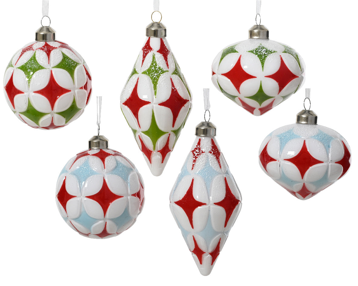 Set Χριστουγεννιάτικων Διακοσμητικών 8 εκ. ύψος (set 3 τεμαχίων)