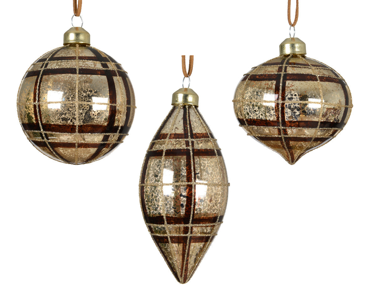 Set Χριστουγεννιάτικων Διακοσμητικών 8 εκ. ύψος (set 3 τεμαχίων)