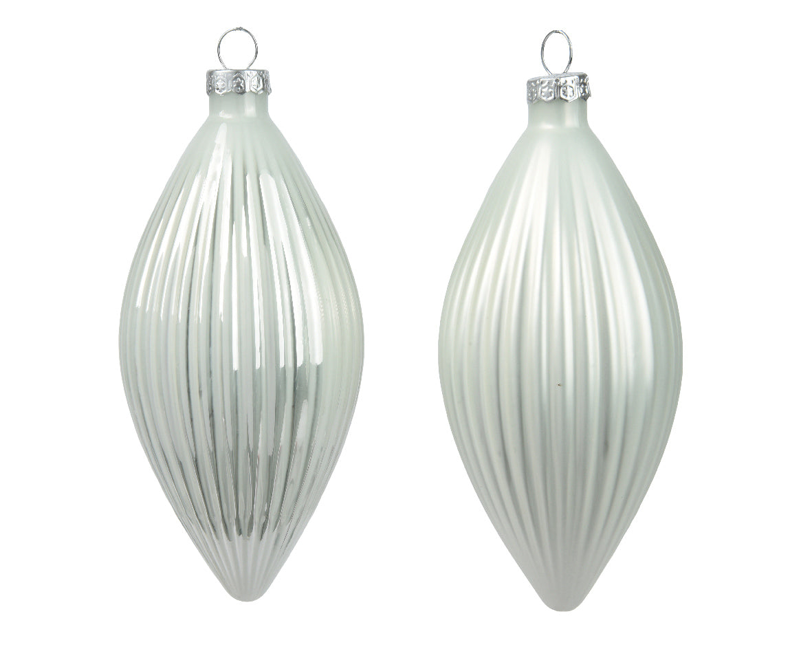 Γυάλινο χριστουγεννιάτικο κρεμαστό διακοσμητικό 13 εκ.