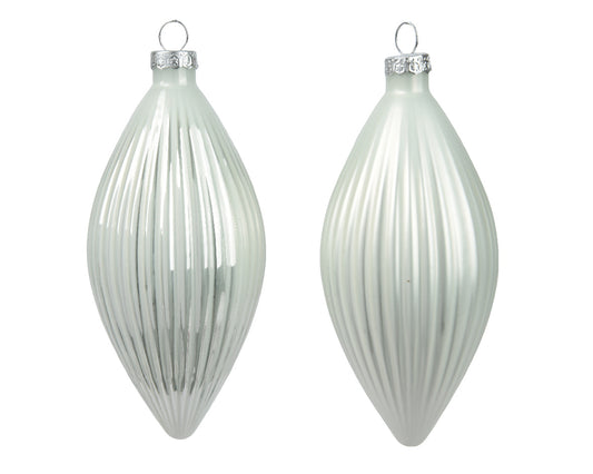 Γυάλινο χριστουγεννιάτικο κρεμαστό διακοσμητικό 13 εκ.