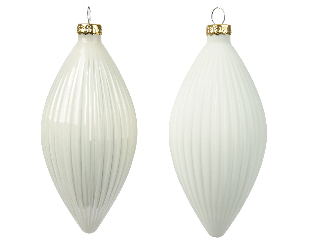 Γυάλινο χριστουγεννιάτικο κρεμαστό διακοσμητικό 13 εκ.