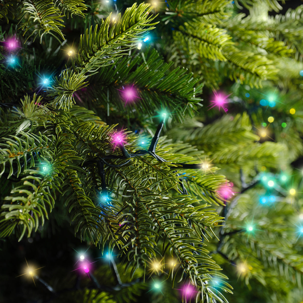 Πολύχρωμο φωτάκι σειρά, 750 LED, 1600 εκ. μήκος, με 8 Προγράμματα