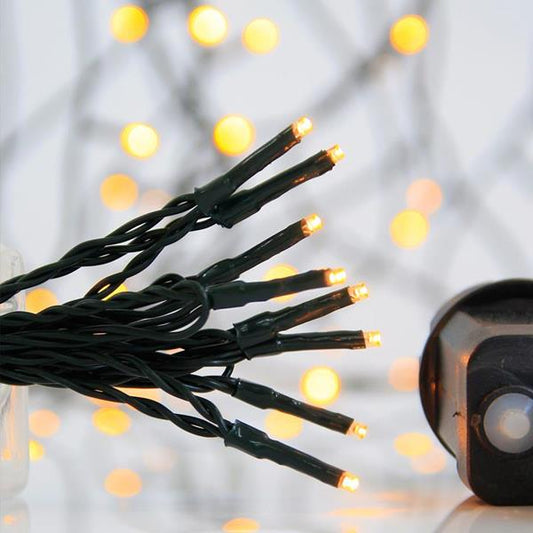 ΣΕΙΡΑ,400 LED 3MM,31V,8 ΠΡΟΓΡΑΜΜΑΤΑ, ΠΡΑΣΙΝΟ ΚΑΛΩΔΙΟ,ΘΕΡΜΟ ΛΕΥΚΟ LED
