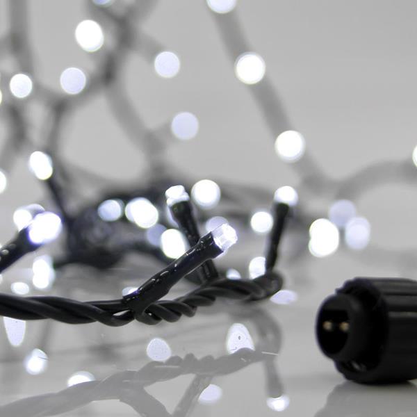 ΣΕΙΡΑ, 100 LED 3MM, 31V, ΜΕ ΜΕΤΑΣΧΗΜΑΤΙΣΤΗ, ΠΡΑΣΙΝΟ ΚΑΛΩΔΙΟ, ΛΕΥΚΟ LED